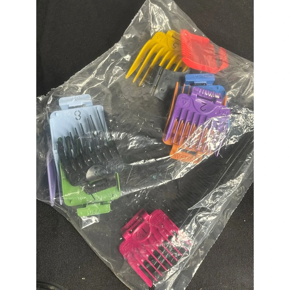Wahl and Andis Corded Hair Clipper Set with Color Coded Guards and Case